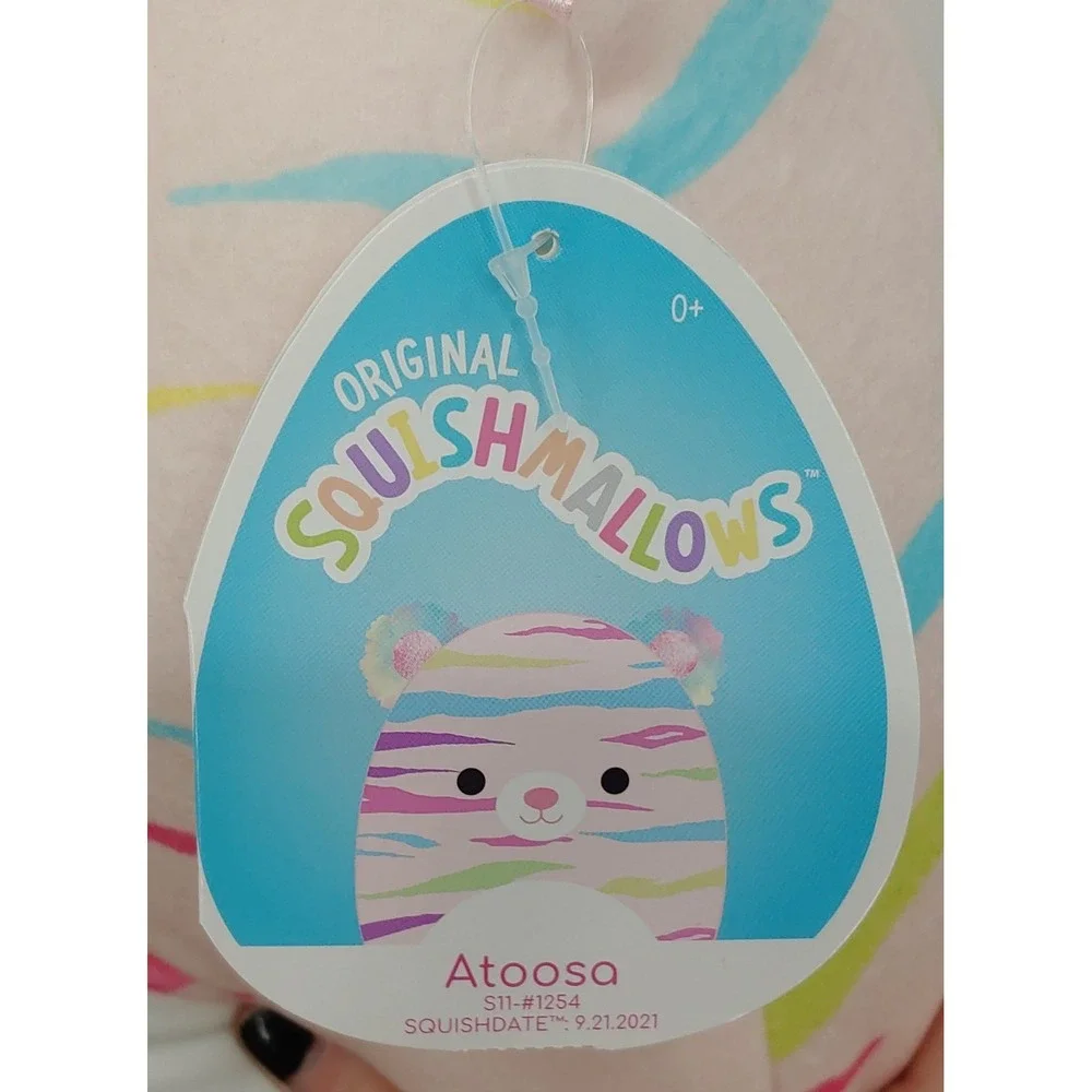 Squishmallows Atoosa The Rainbow Striped Tiger 12